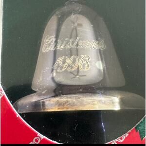 Reed and Barton 1996 Bell 3" tall/2.5" wide Vintage Christmas Bell Silver Plated